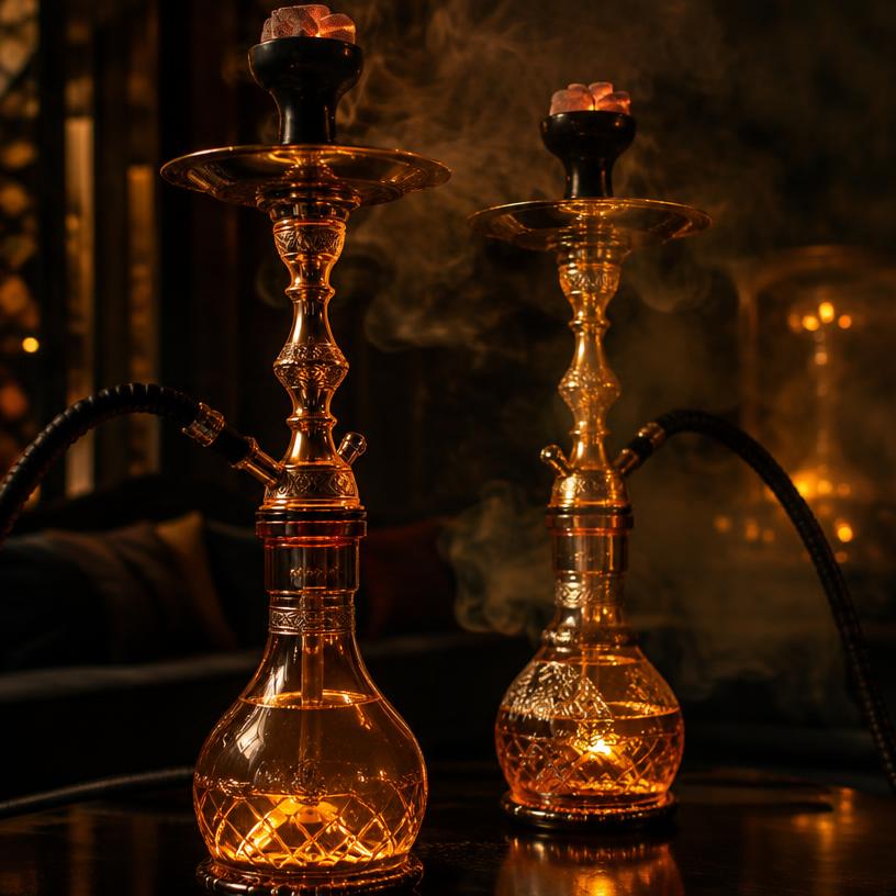 Two premium hookah pipes